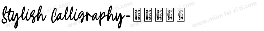 Stylish Calligraphy字体转换
